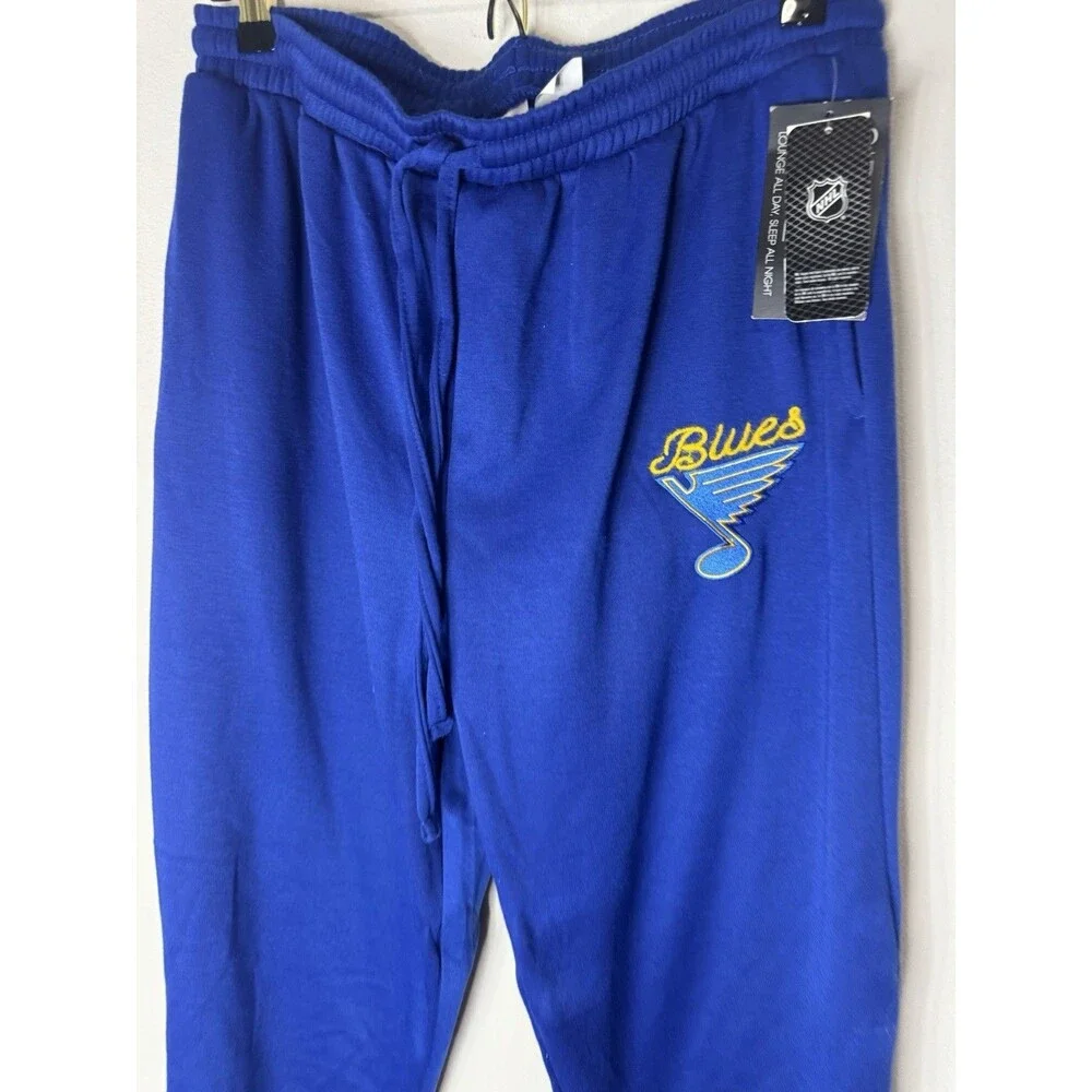 Sideline Lounge St. Louis Blues NHL Lounge Pants Blue Size L Officially Licensed